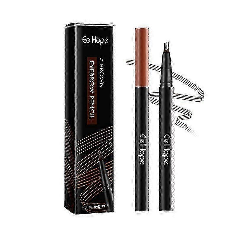 EELHOPE Four-Claw Eyebrow Pencil, Wild Eyebrow Modification, Eyebrow Shape Exquisite and Easy to Use, No Smudge, Natural Shaping Eyebrow Pencil