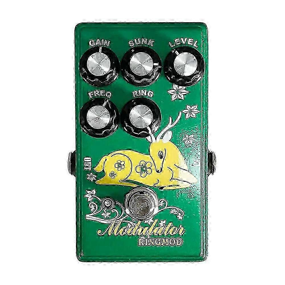 Elektrisk gitar effekt Ringmod multimodulasjonspedal Ringmodulator effektpedal, gitarpedaltilbehør
