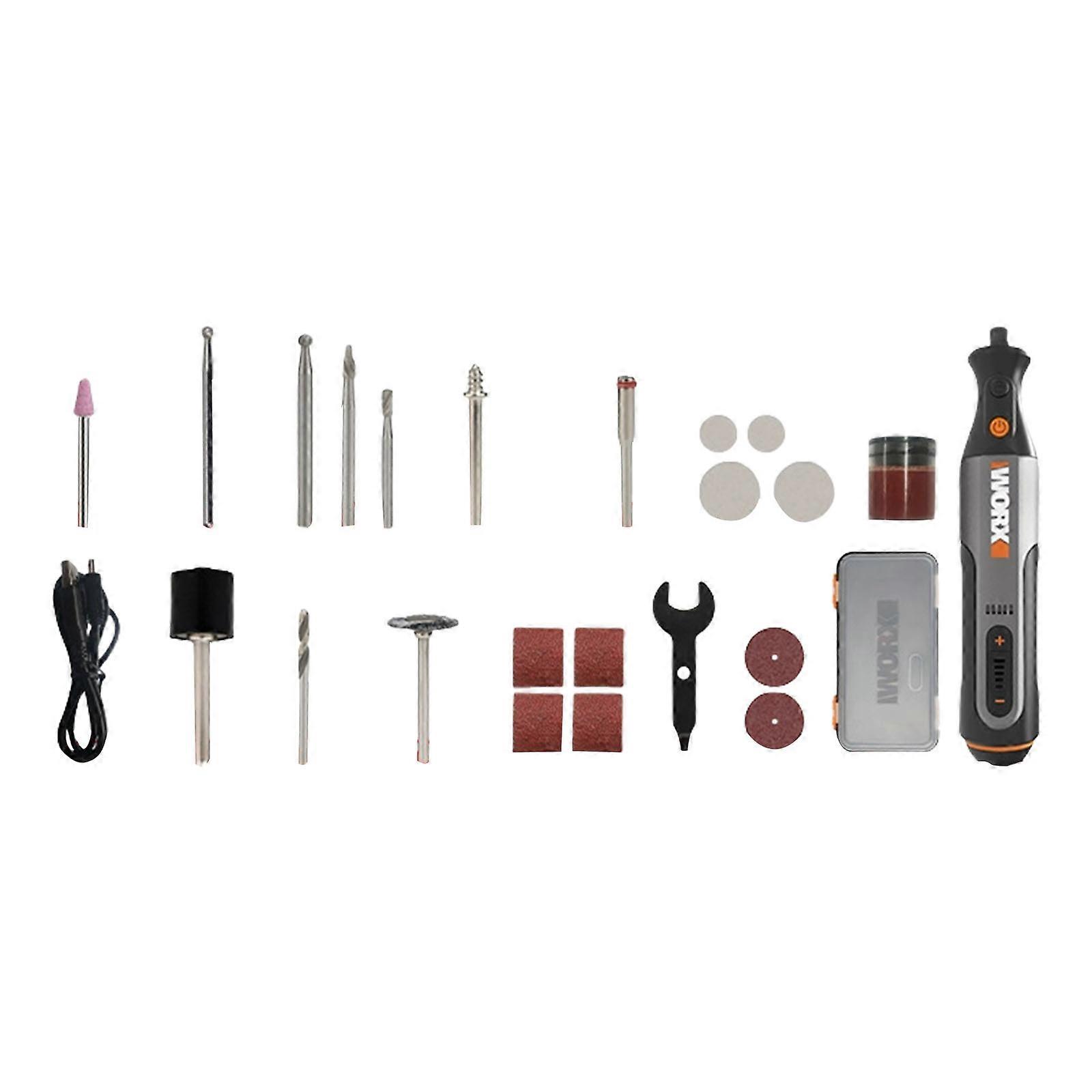 Handheld Power Rotary Tool Suitable for Cutting and Sanding Home DIY Projects Repairs Engraving Grinding Polishing Tasks Multicolor