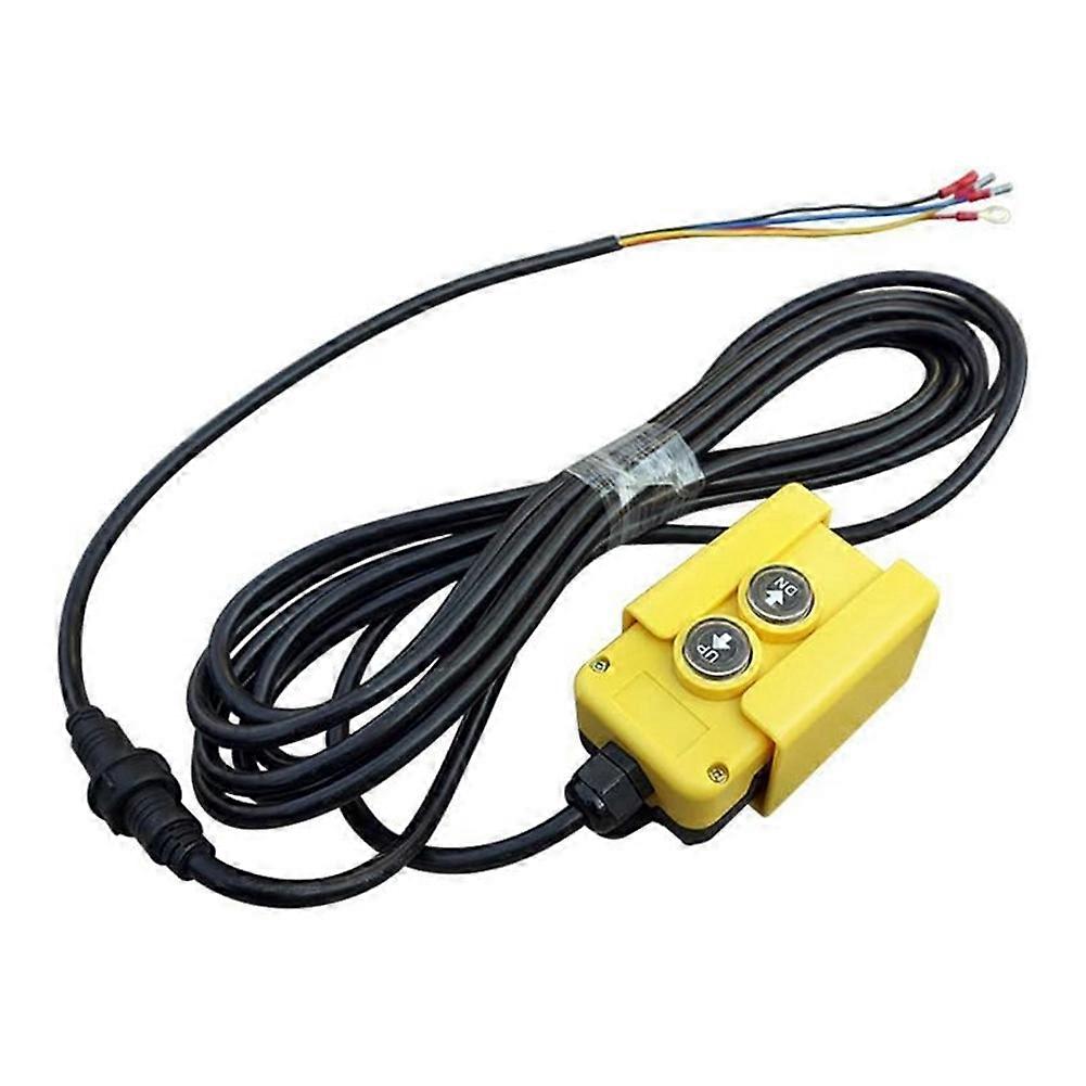 4 Wire Dump Trailer Remote Control Switch Controller 12 Volt 4 Wire DC for Single Acting Hydraulic Power Pump Unit