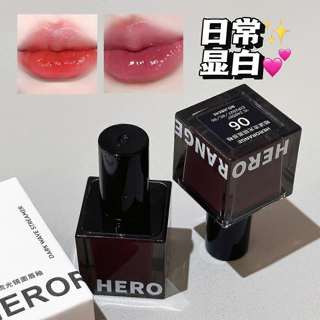 Dark Wave Mirror Lip Gloss, clear and glossy, for a plump, natural-looking lip and a flawless complexion.