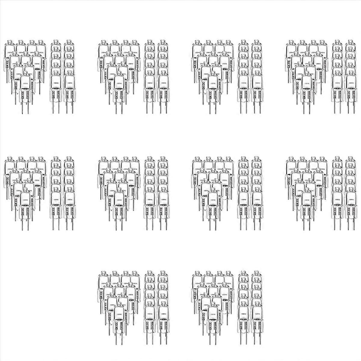 200 Pcs G4 Halogen Bulbs,20W 12V Halogen Light Bulbs 2 Pin Clear Lamp Bulb,for Cooker Lighting,Signa