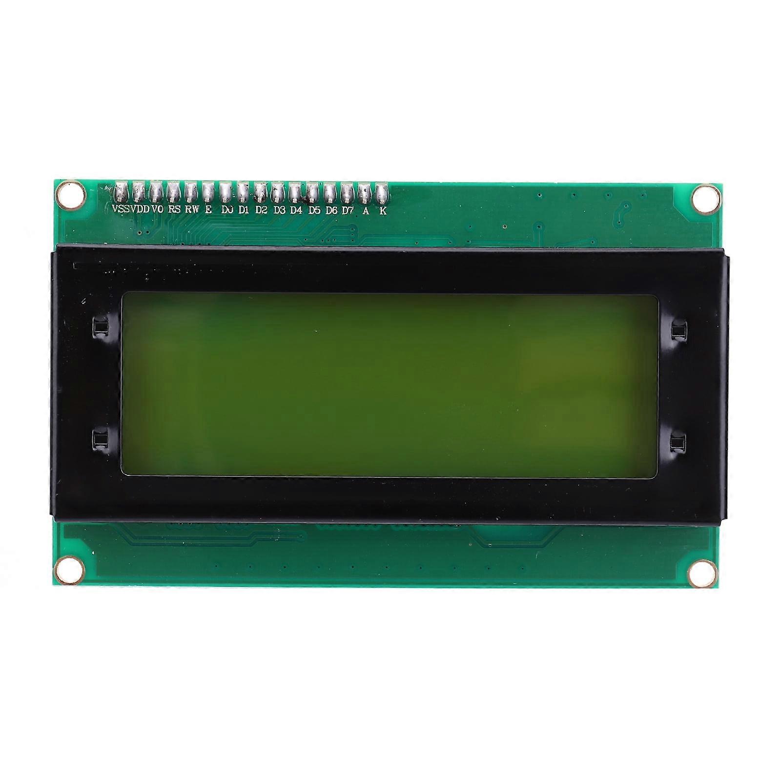 jixopn LCD2004 LCD Screen Module 3-6V Yellow Green Screen Module (Yellow Green)