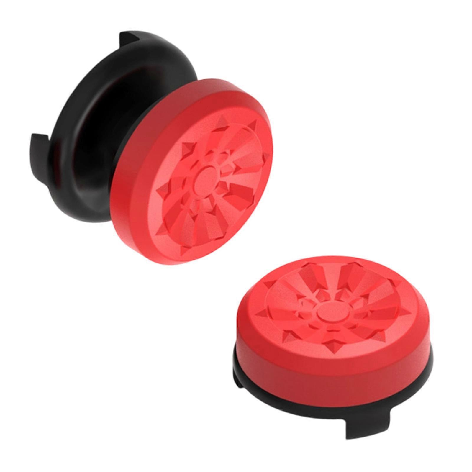Game Controller Joysticks Caps Featuring Comfort Silicone and Antislip Design for Superior Handling in Gaming  Red