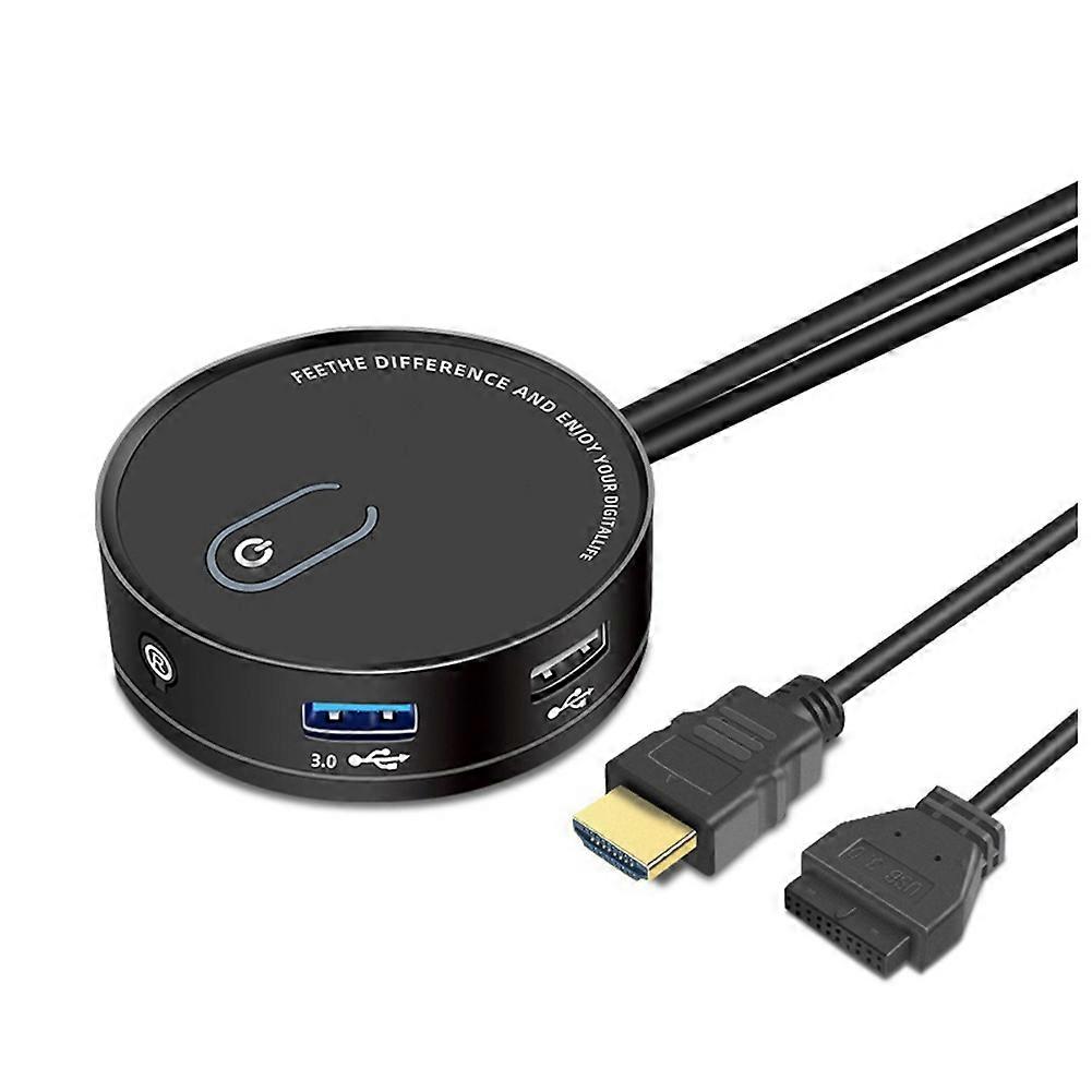 Computer Desktop Switch Internet Cafe Universal USB3.0 Home Desktop External Power Extension Button