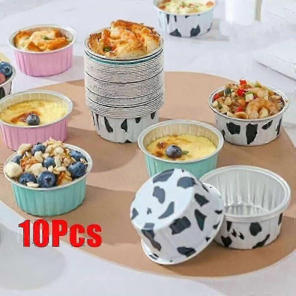 10-Piece Aluminum Foil Tin Cups for European Market