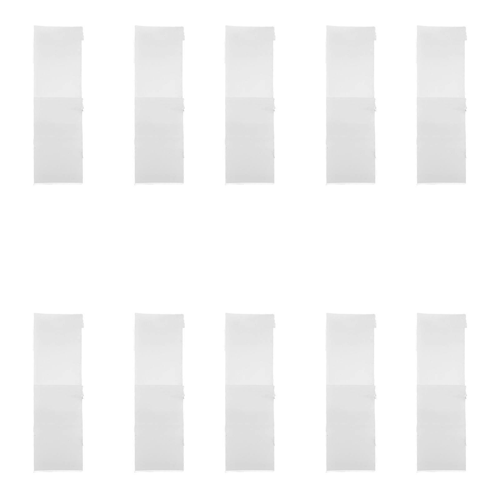 Vertical Blind Clips Plastic Curtain Holder for Window Blind 10Pcs White