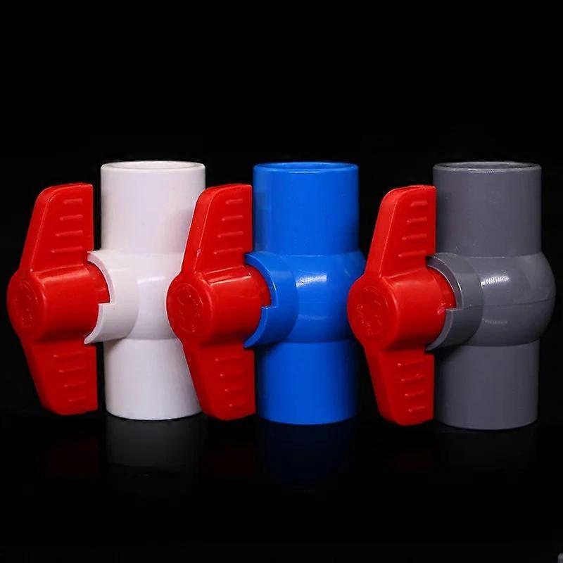 PVC Ball Valve DN20-DN75 Slip-on End Multi-Color for Water Systems
