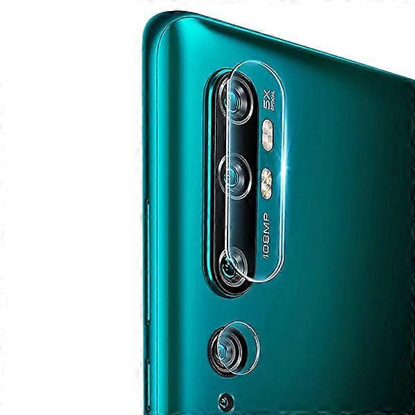 2pcs compatible with Xiaomi Mi Note 10/10 Pro - Camera Screen Protector - Tempered Glass Transparent