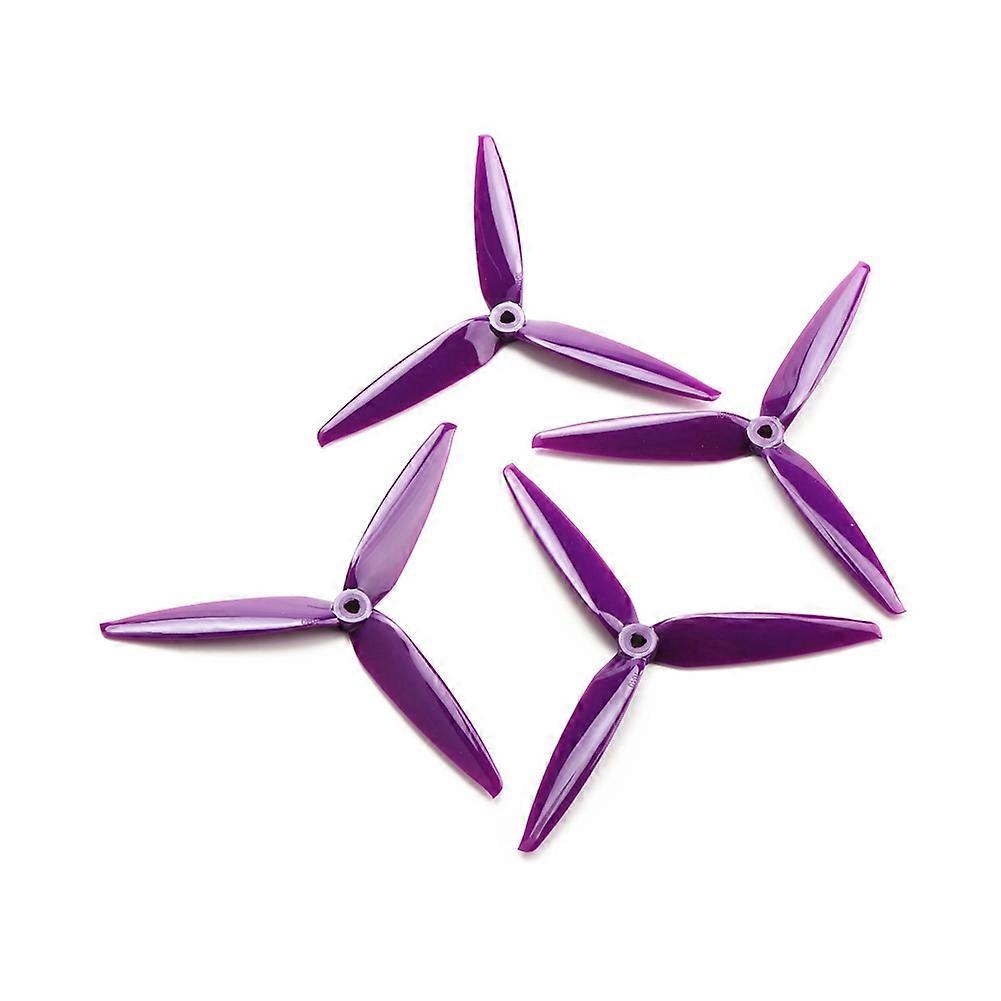 10Pairs 7inch Propeller 7X4X3 3 Blade CCW+CW PC Propeller for 7inch 8inch FPV RC Drone Purple