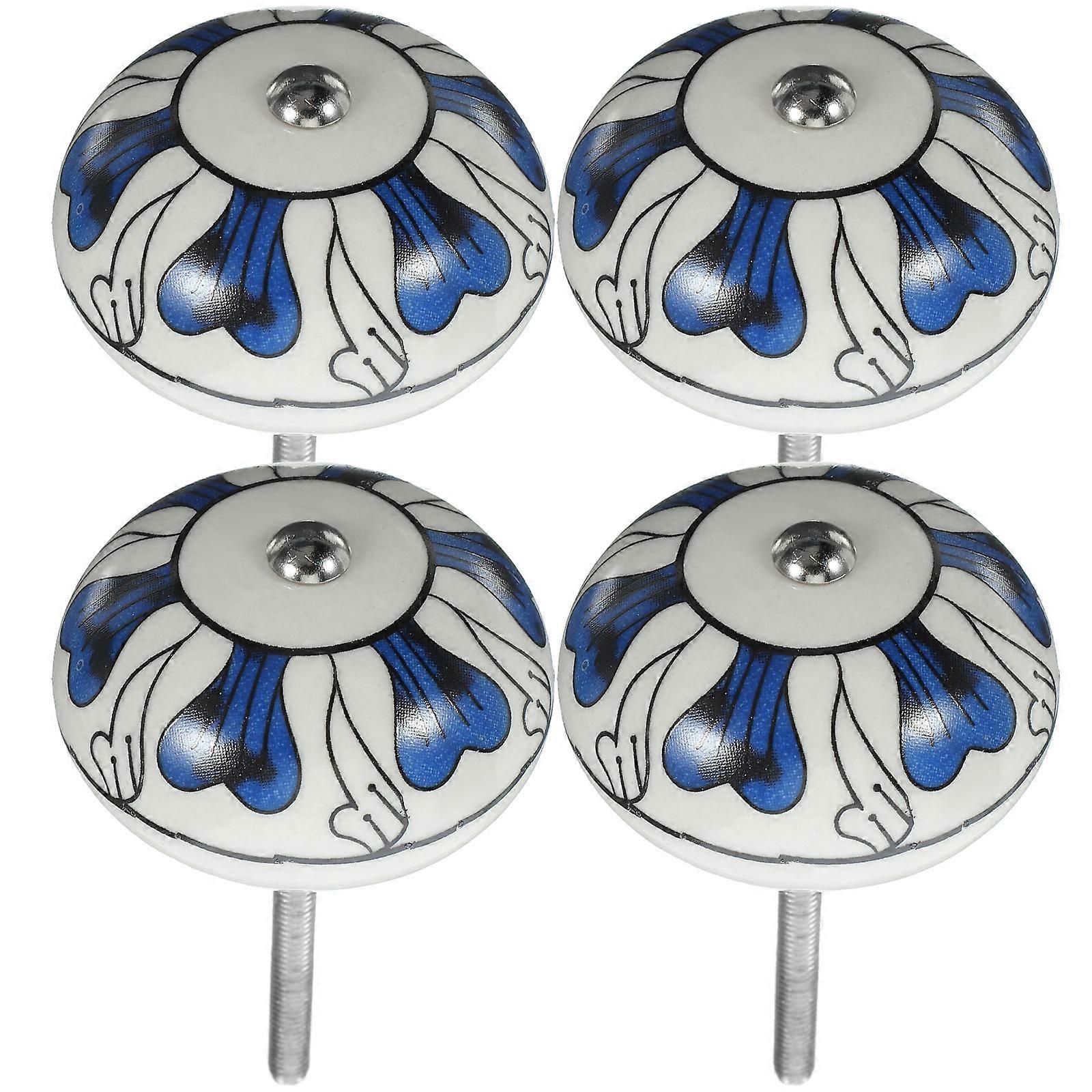 Multi Ceramic Cabinet Knob for Decorative Use 16Pcs Set with Single Hole