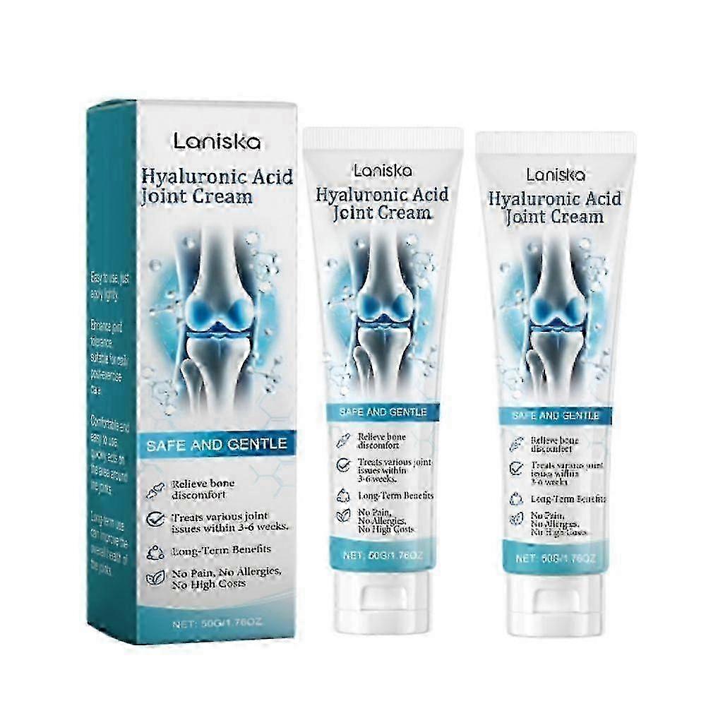 1-3X קרם מפרקים וקרם עיסוי עם חומצה היאלורונית, ג'ל מתקדם לעיסוי מפרקים ועצמות לגב, צוואר, ידיים וברכיים