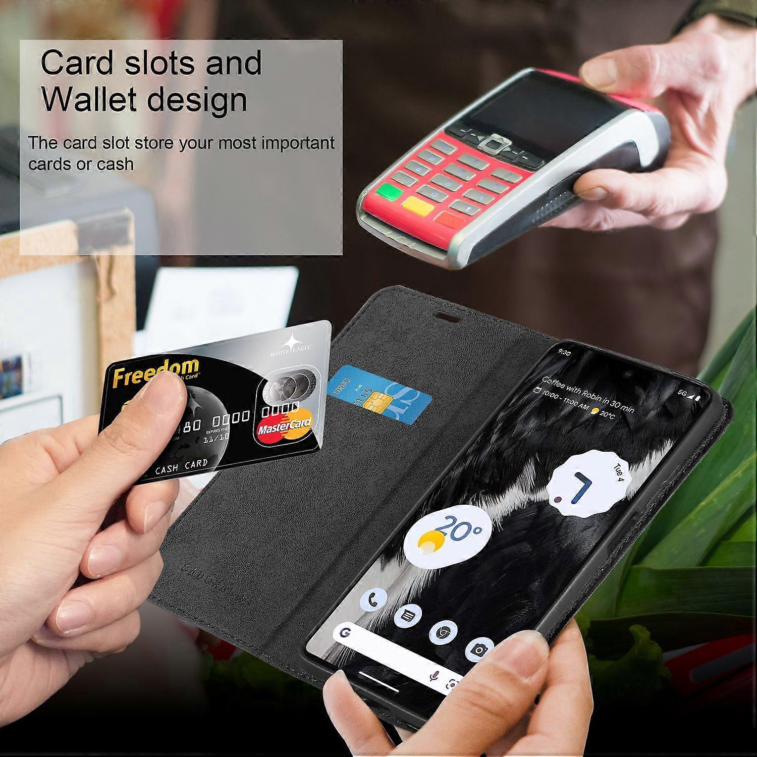 Google PIXEL 7 Case - Protective Case with Stand Function and Card Slot