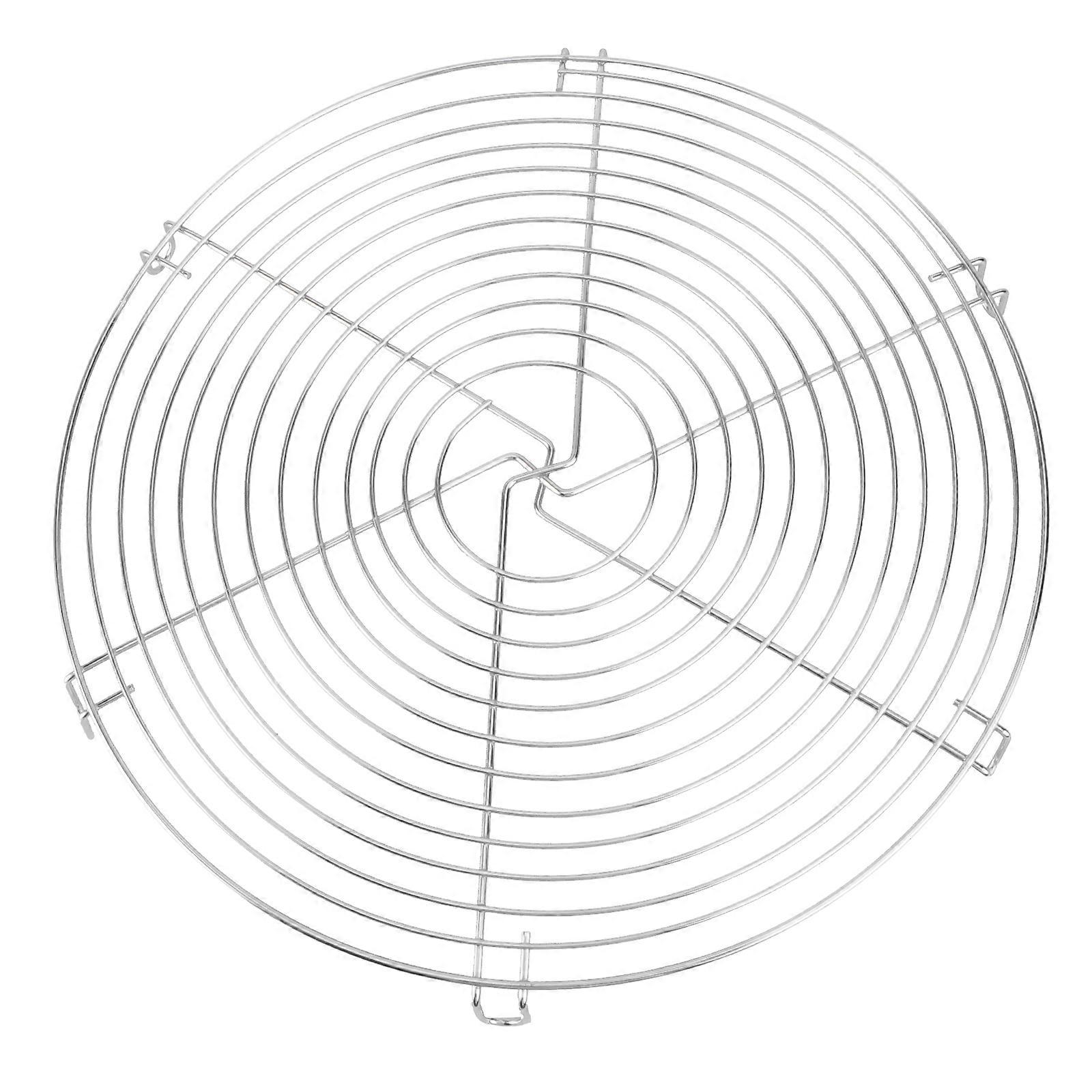 12 Inch Round Steamer Rack Cooling Rack for Biscuits Bread Cakes Wire Kettle Holder