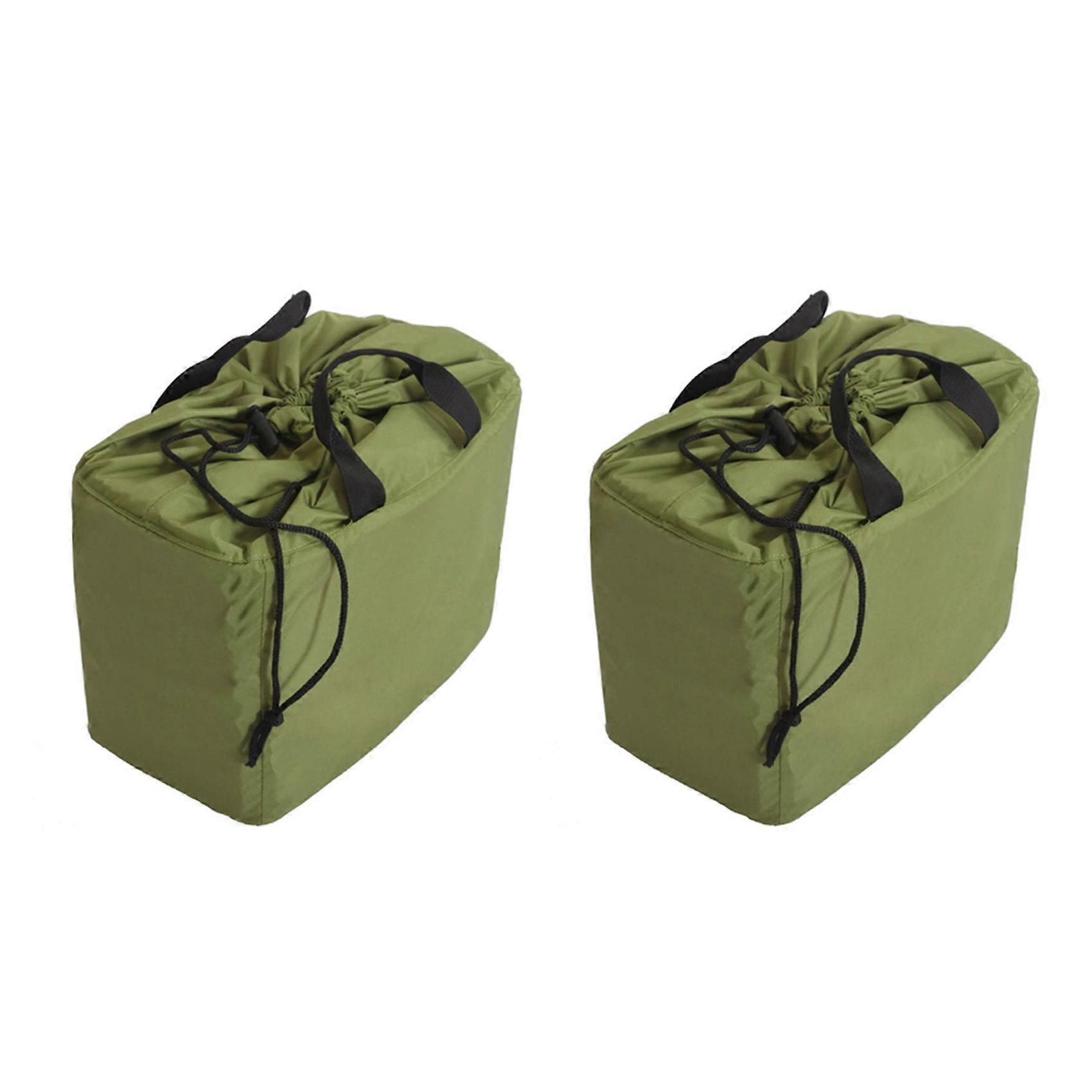 2X Waterproof Insert Padded Partition Camera Bag Lens Case for Dslr Slr Camera