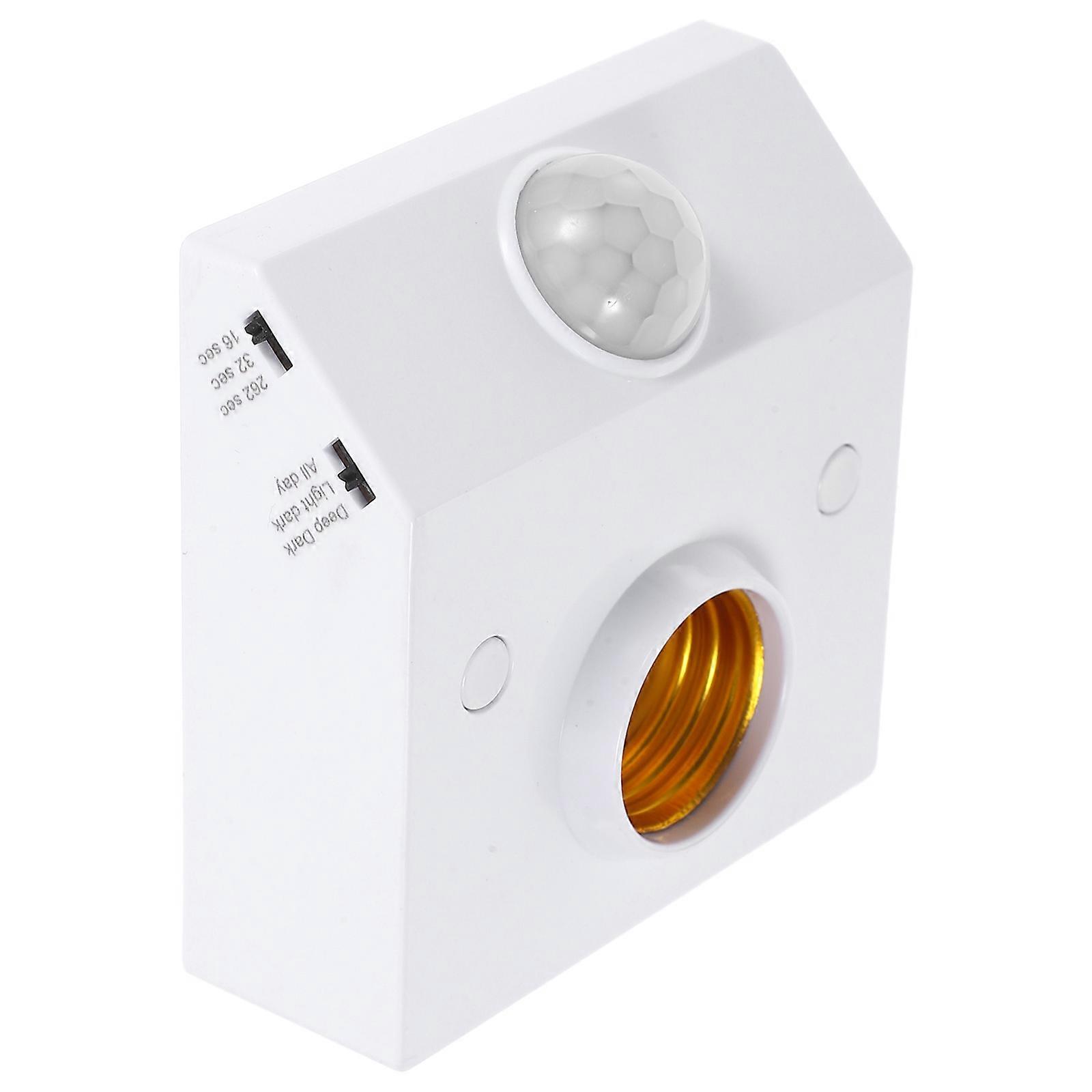Adjustable Motion Sensor Light Socket E27 for Closet and Laundry Room
