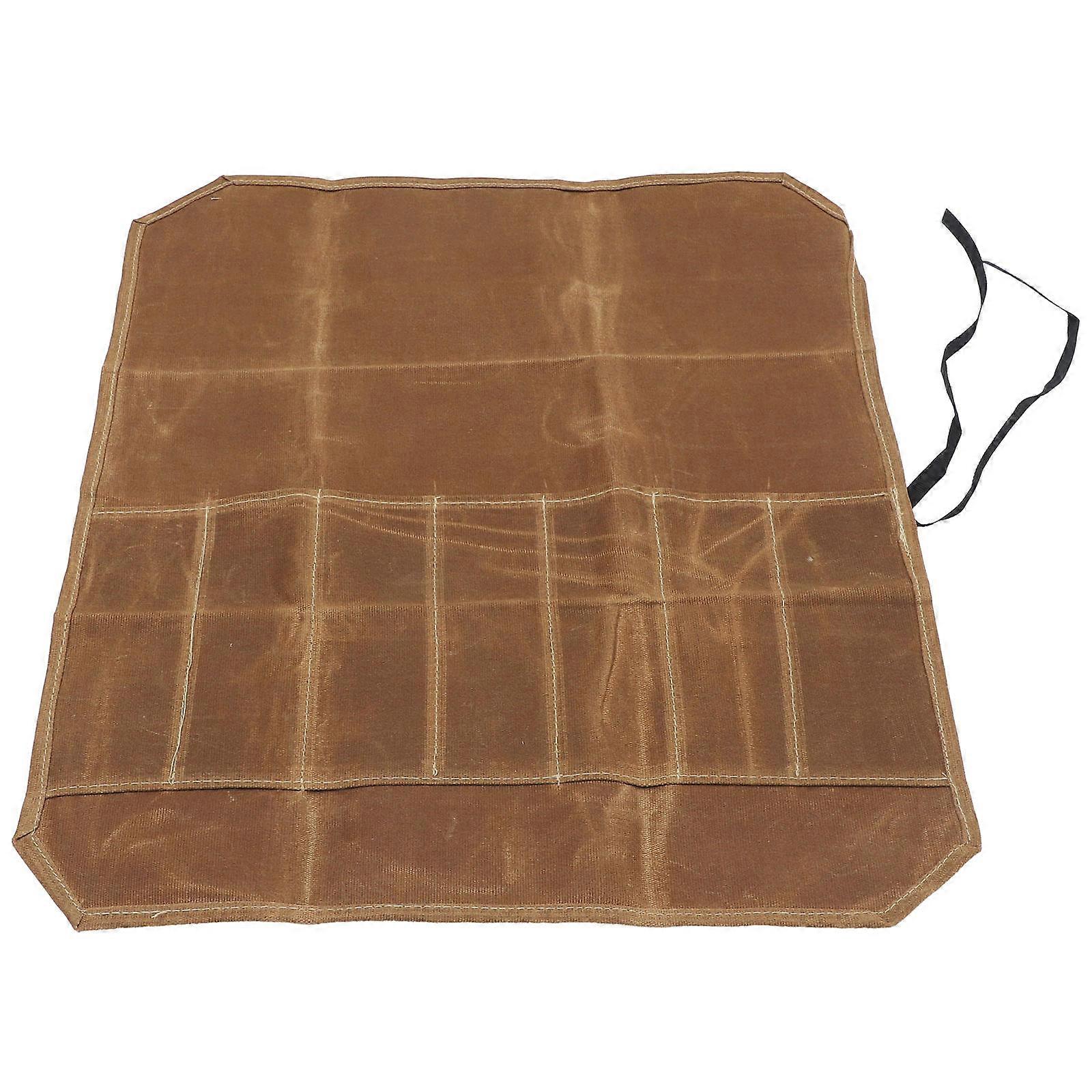 Storage Pouch Practical Design For Tools Light Brown 1Set