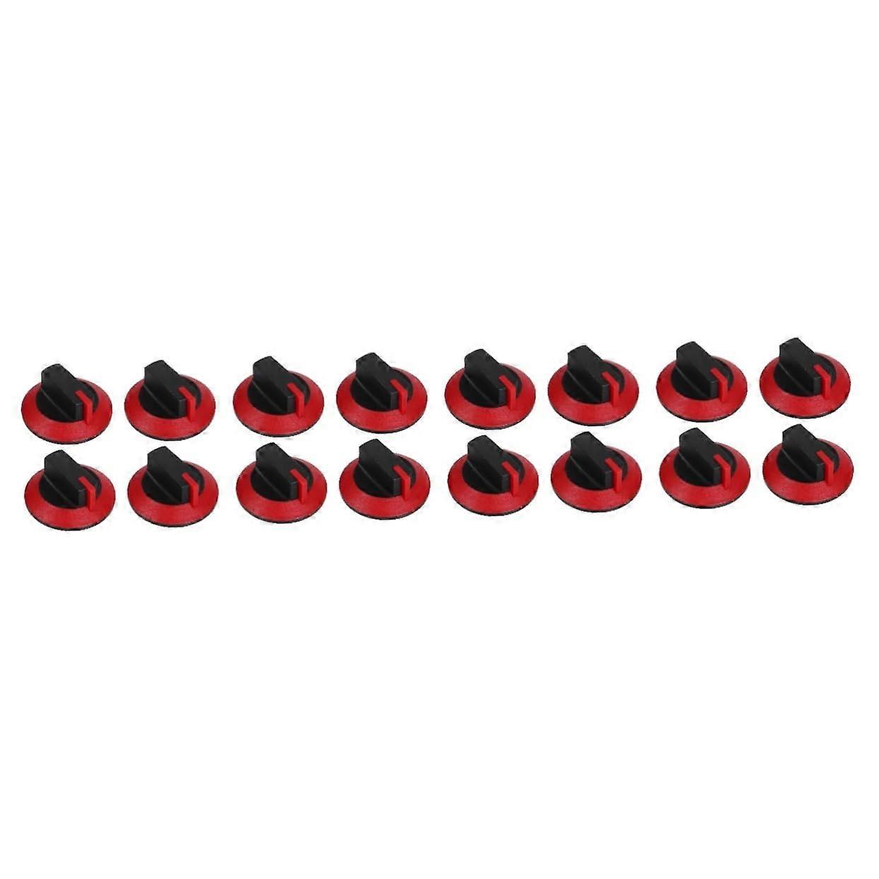 16pcs Universal Gas Stove Knobs Replacement Set Durable Plastic for Easy Hand Operation Kitchen