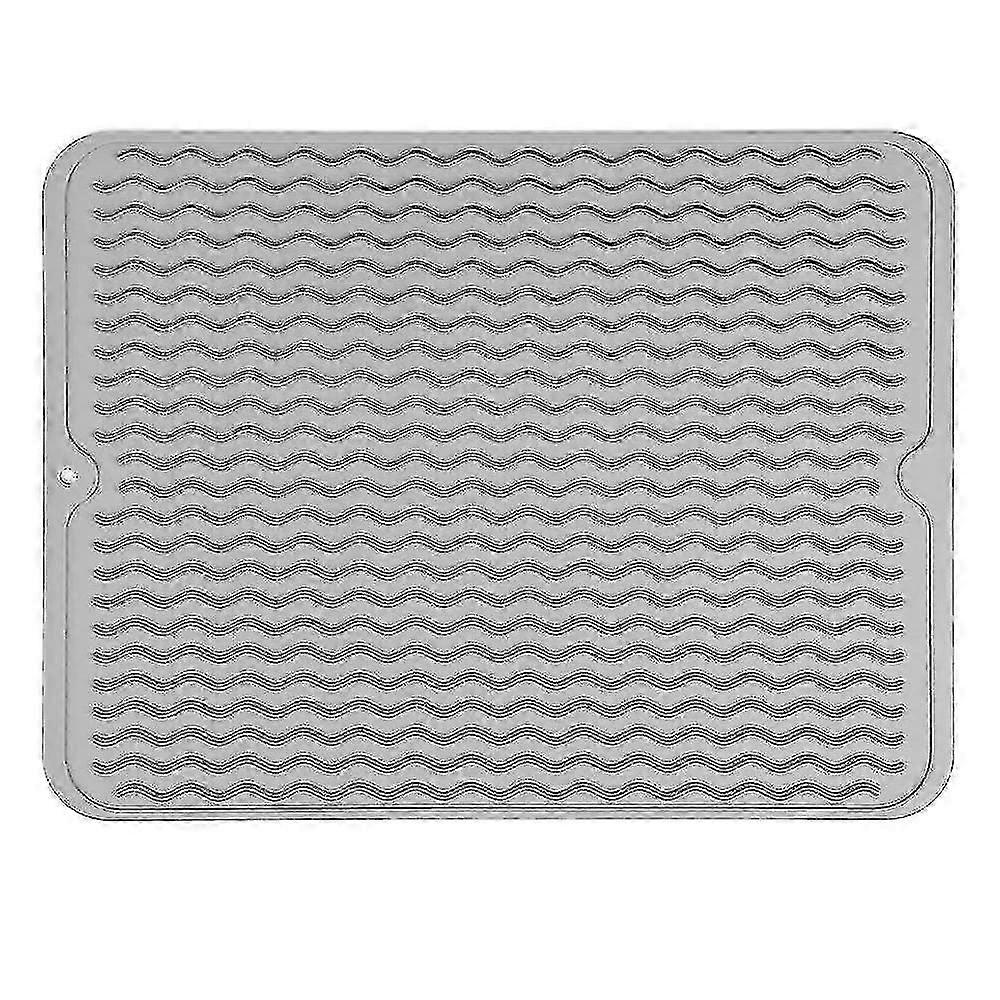 Silicone Dish Drying Mat For Multiple Usage,easy Clean,eco-friendly,heat-resistant 26-27s