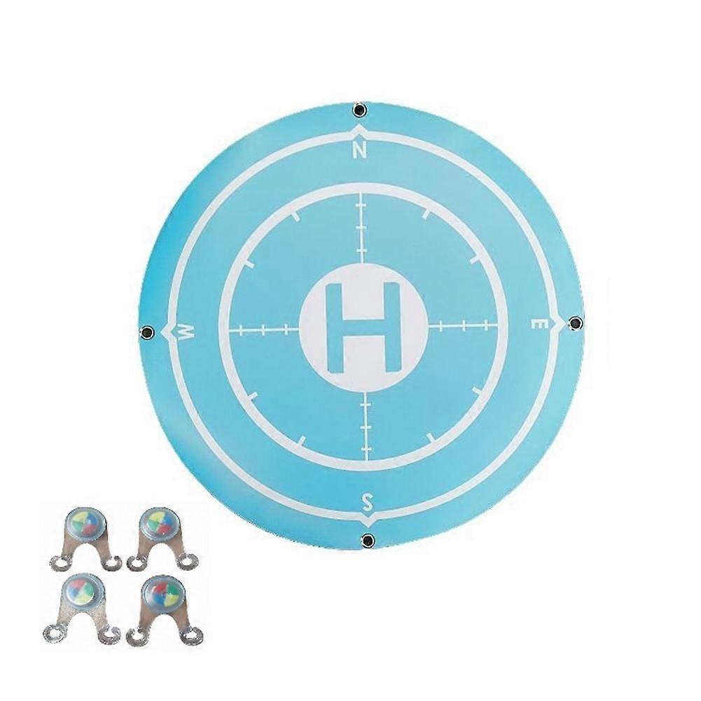 60CM Foldable Drone Landing Pads for Drone Universal Blue