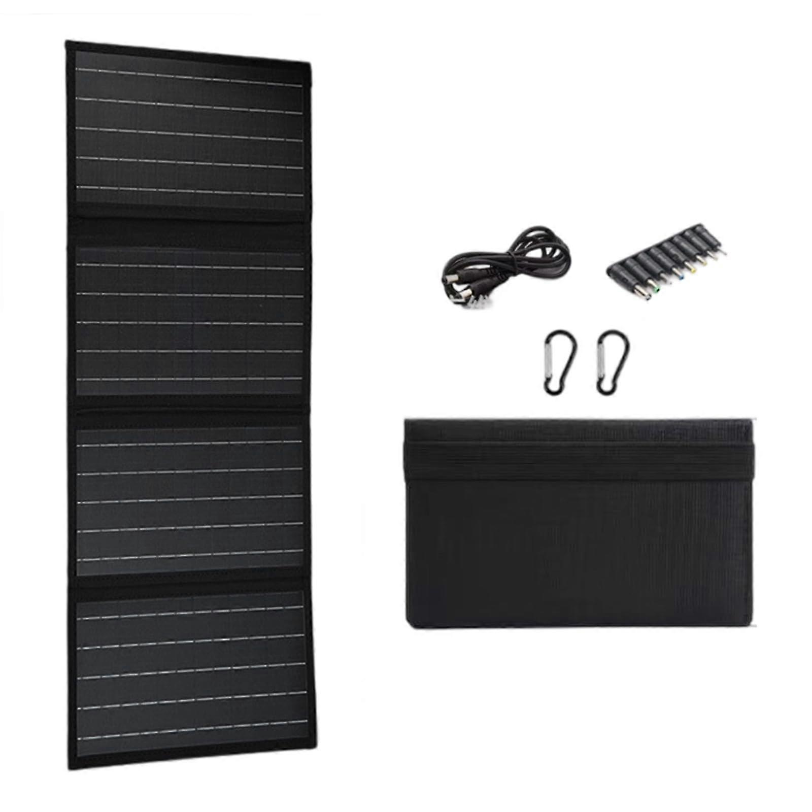40W Monocrystalline Portable Solar Panel Charger  Efficiency Foldable Design for Camping