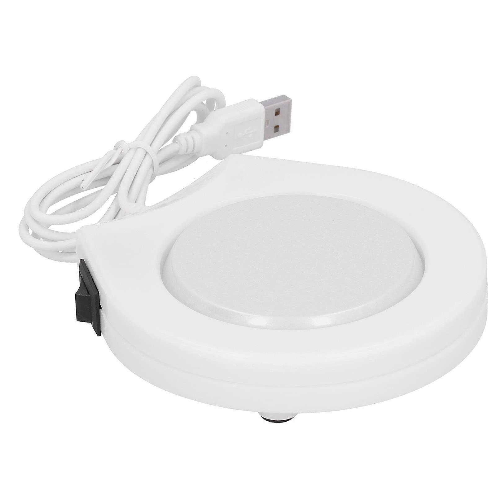 USB Cup Warmer Coaster USB Powered Heating Pad for Desk Coffee Tea Milk Indoor Use