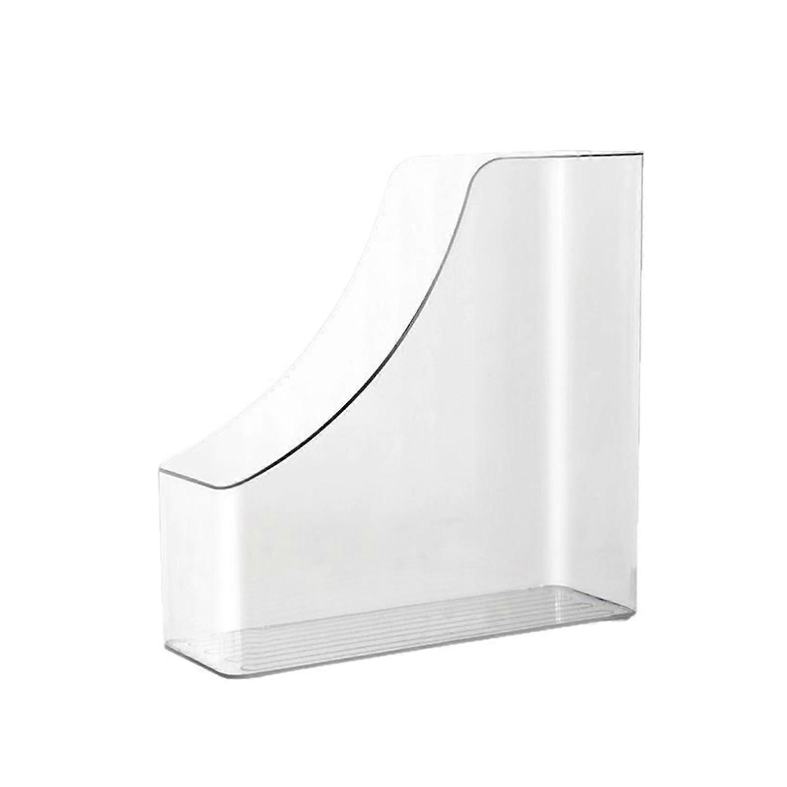 Transparent MultiLayer Desk File Organizer with Vertical SpaceSaving Document Storage Rack