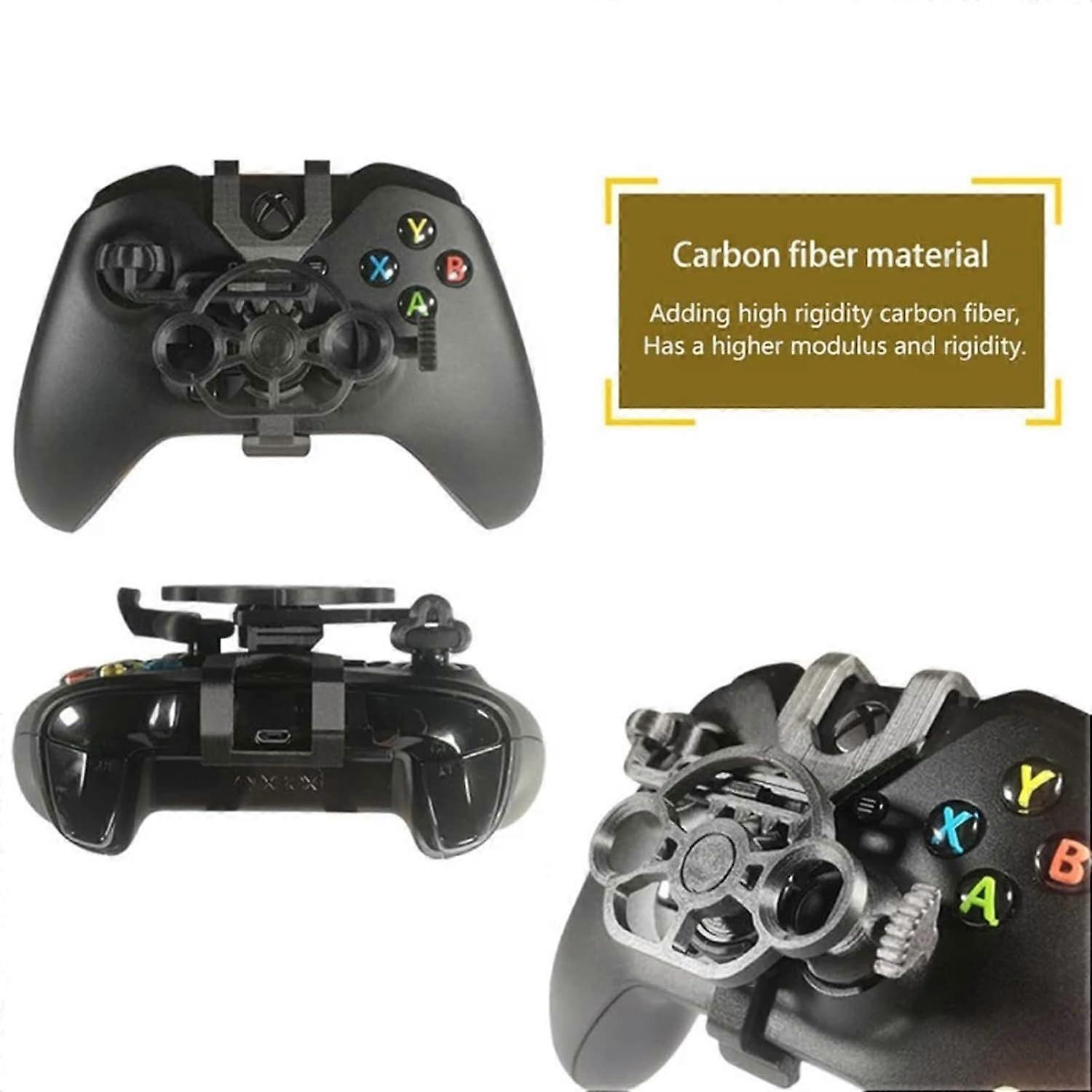 Steering Wheel Attachment Carbon Fiber for Xbox One Elite Controller with Precision Control