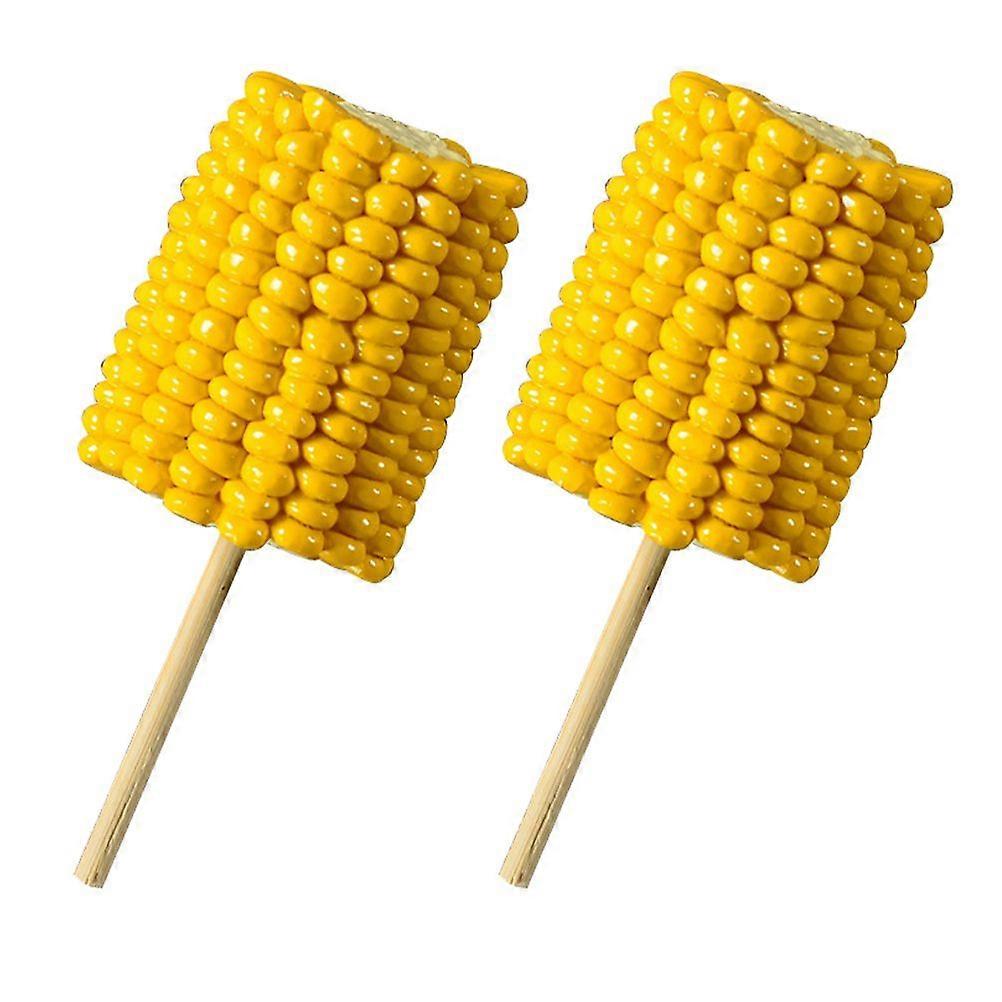 2PCS Corncob Fridge Magnet Creative Fridge Magnet Professional Fridge Magnet