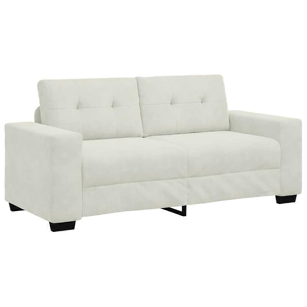 vidaXL Loveseat Sofa Crème 180x77x82 cm Fluweel
