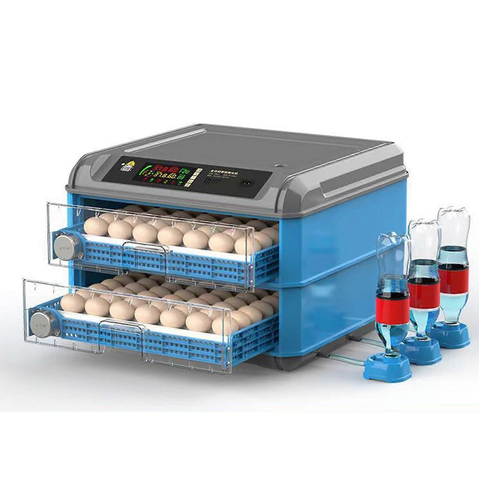 Automatic Egg Incubator 128 Eggs with Turner, Humidity and Temperature Control, LED Display
