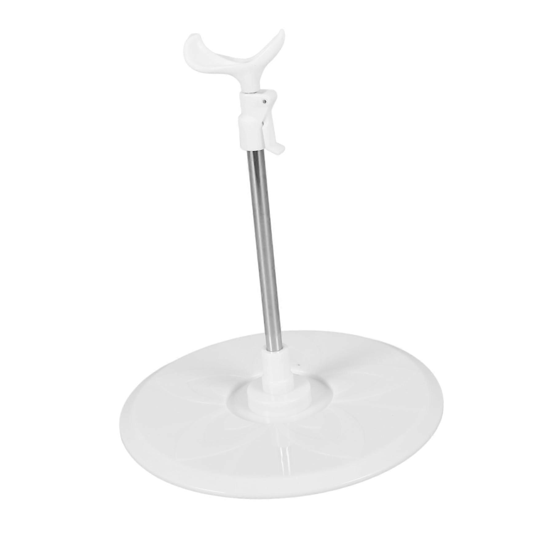 Adjustable Doll Stand with Metal Base for Collectors, Stable Height Adjustable Display Holder