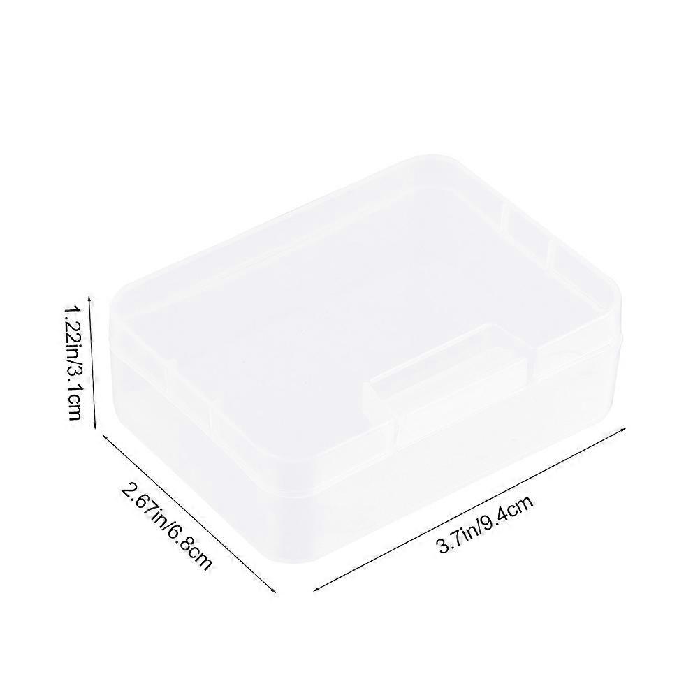 Clear Plastic Storage Boxes for Storage Use 10Pcs Mini Snap-in Containers