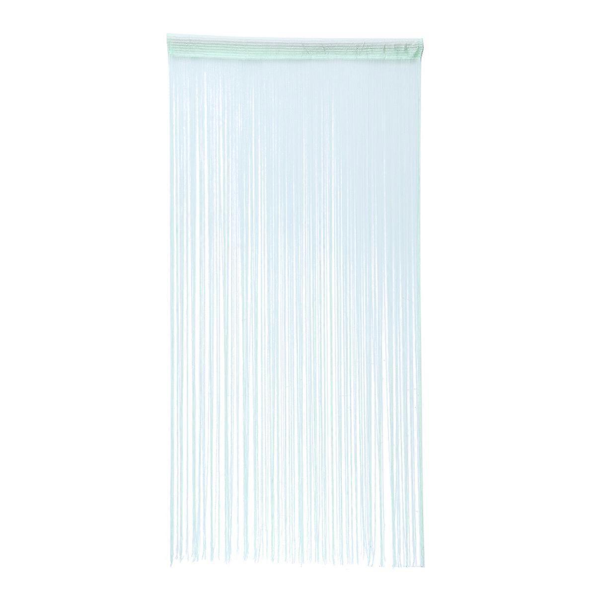 String Curtain Door String Curtain for Decoration Light Green Tassel Panel