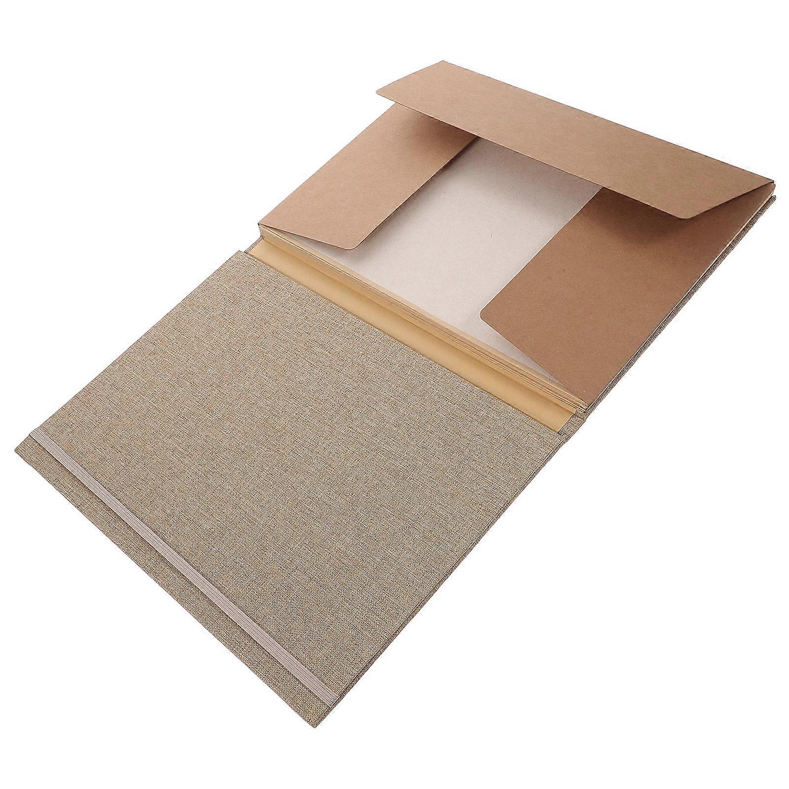 Traditional Chinese 12 Sheets Chinese Calligraphy Paper For Wall Display Rectangular Thickened Hard Card Mounting