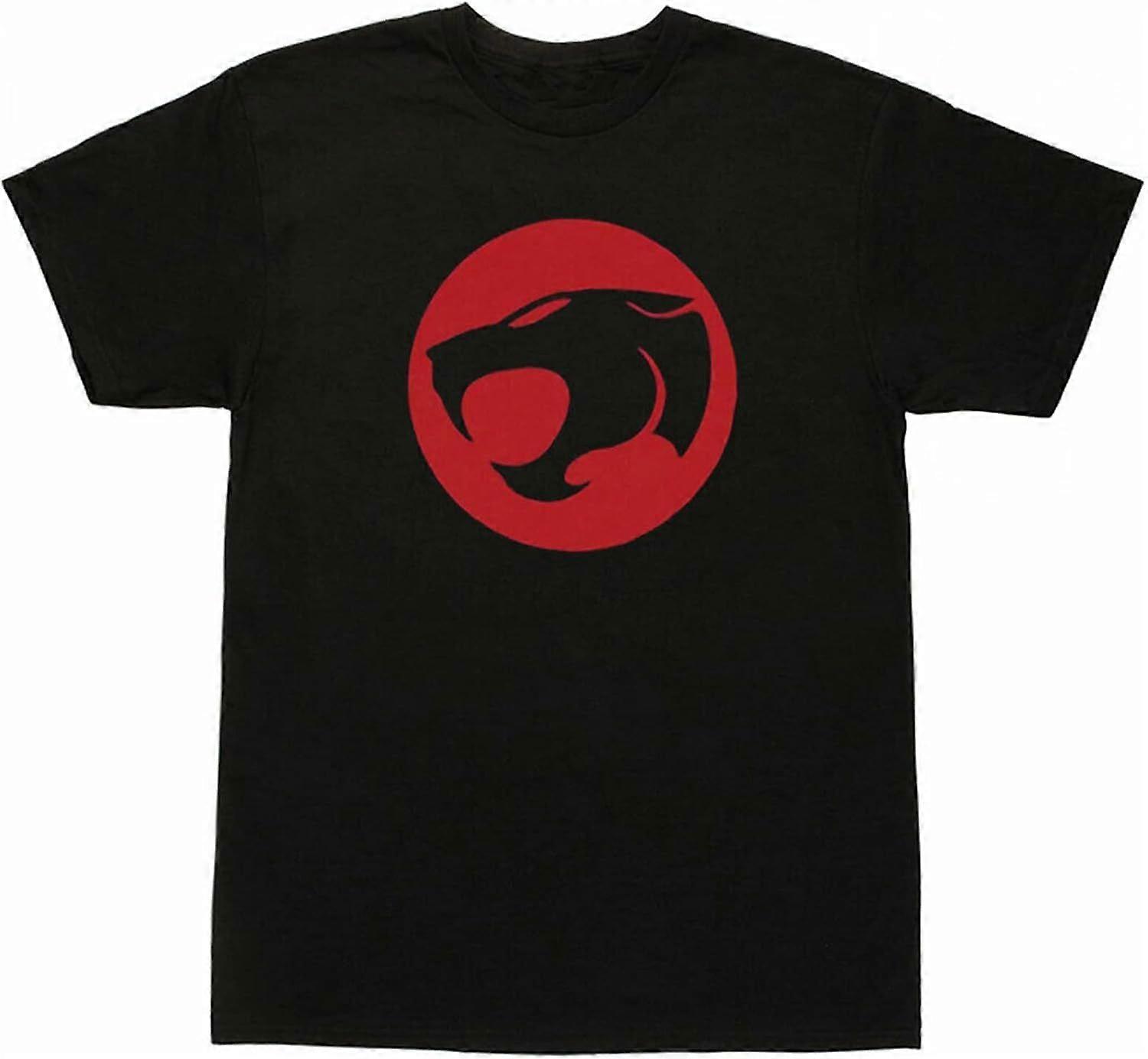 Thundercats Logo Voksen Klassisk T-shirt Sort
