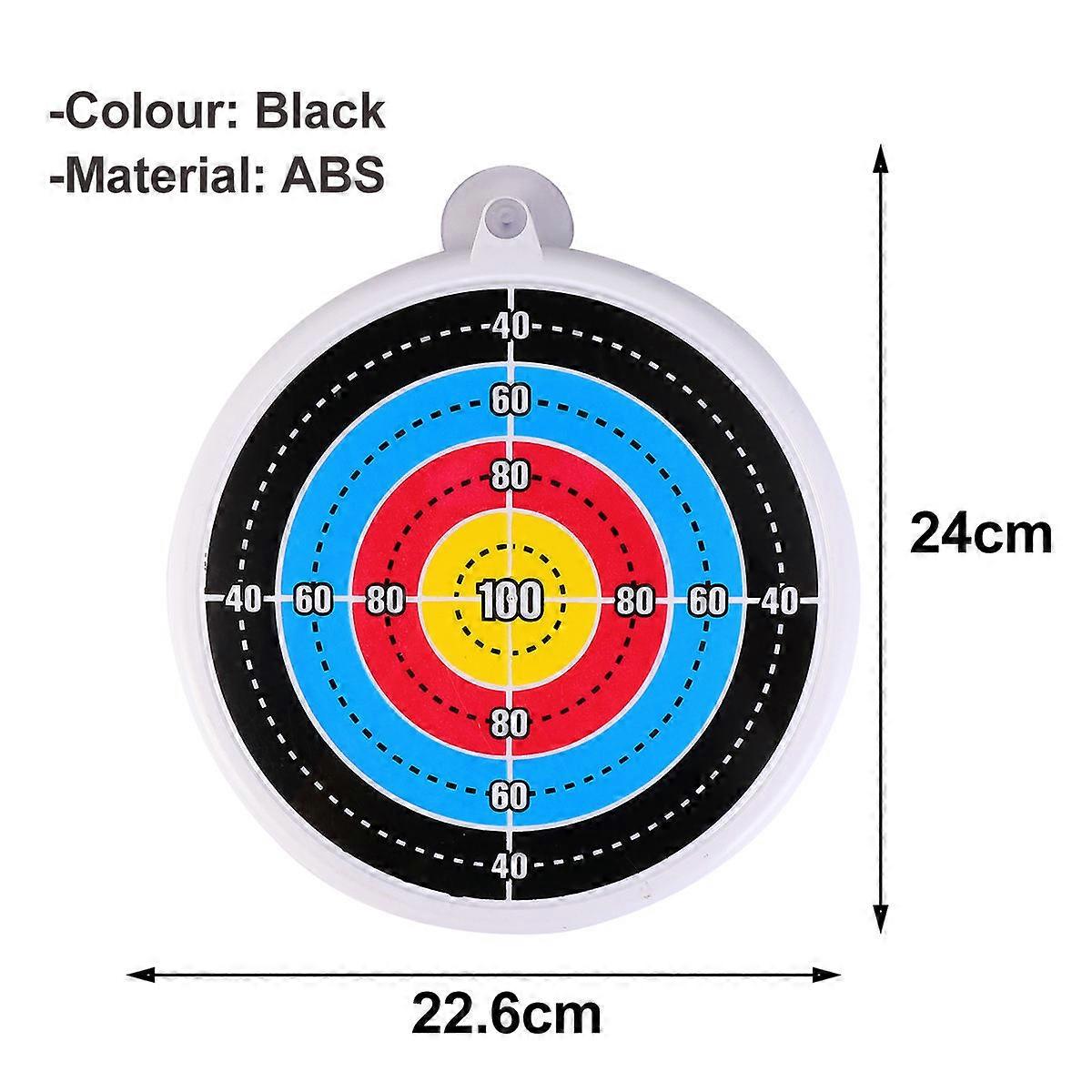 Archery ABS Plastic Arrow Target for Kids Practicing 1Pcs Suction Cup