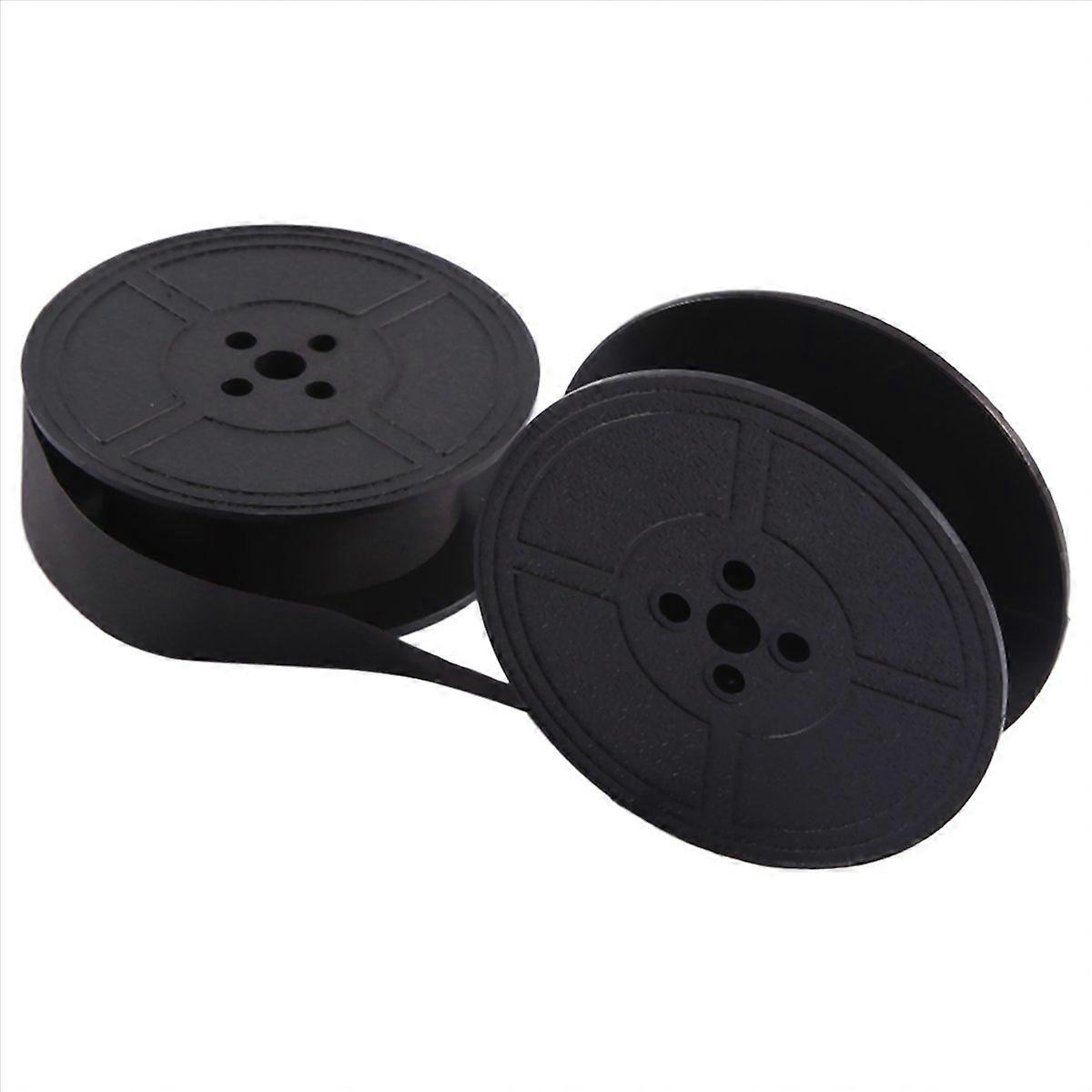 1Pack Typewriter Ribbon Twin Spool Pack Ink for Most Typewriter Black