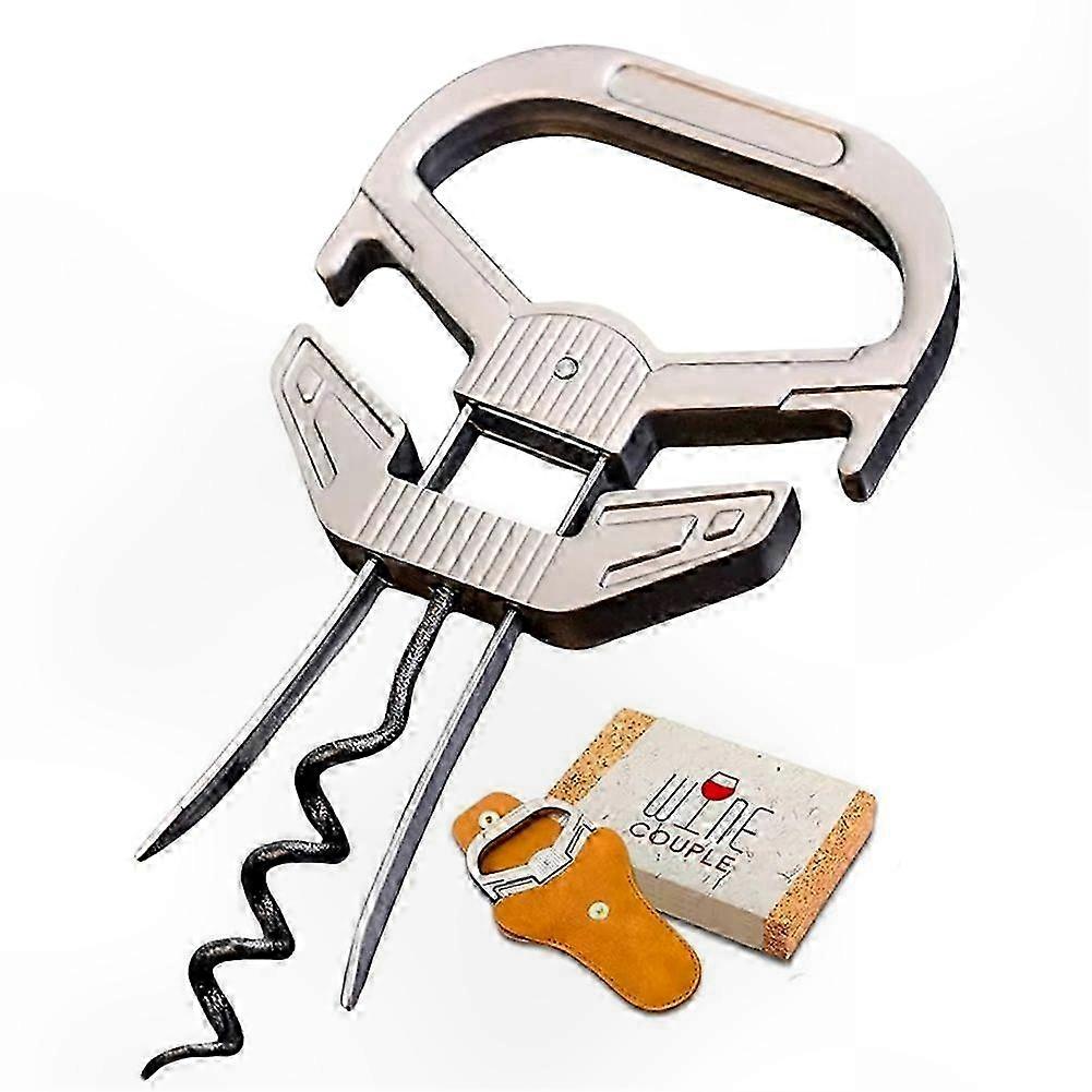 Two-Prong Cork Remover for Delicate and Aged Wine Corkscrew Tool