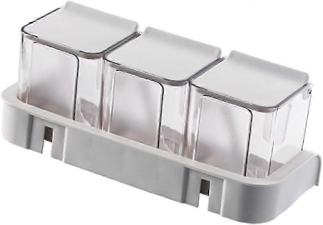 Square Clamshell Spice Rack for Seasoning Storage