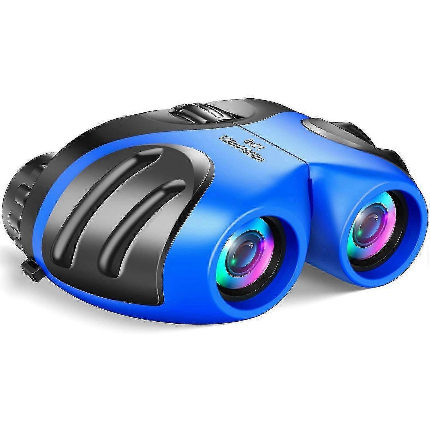 Binocular for Kids, Compact High Resolution Shockproof Binoculars(Blue)