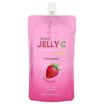 Everydaze, Geleia Doce C, Bebida de Geleia Konjac à Base de Plantas, Morango, 5,02 fl oz (150 ml)