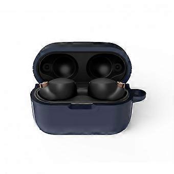 TPU Protective Case Compatible with Sony WF-1000XM4 - Drop-Proof, Dustproof, Navy Blue Color: Azul marino MC1