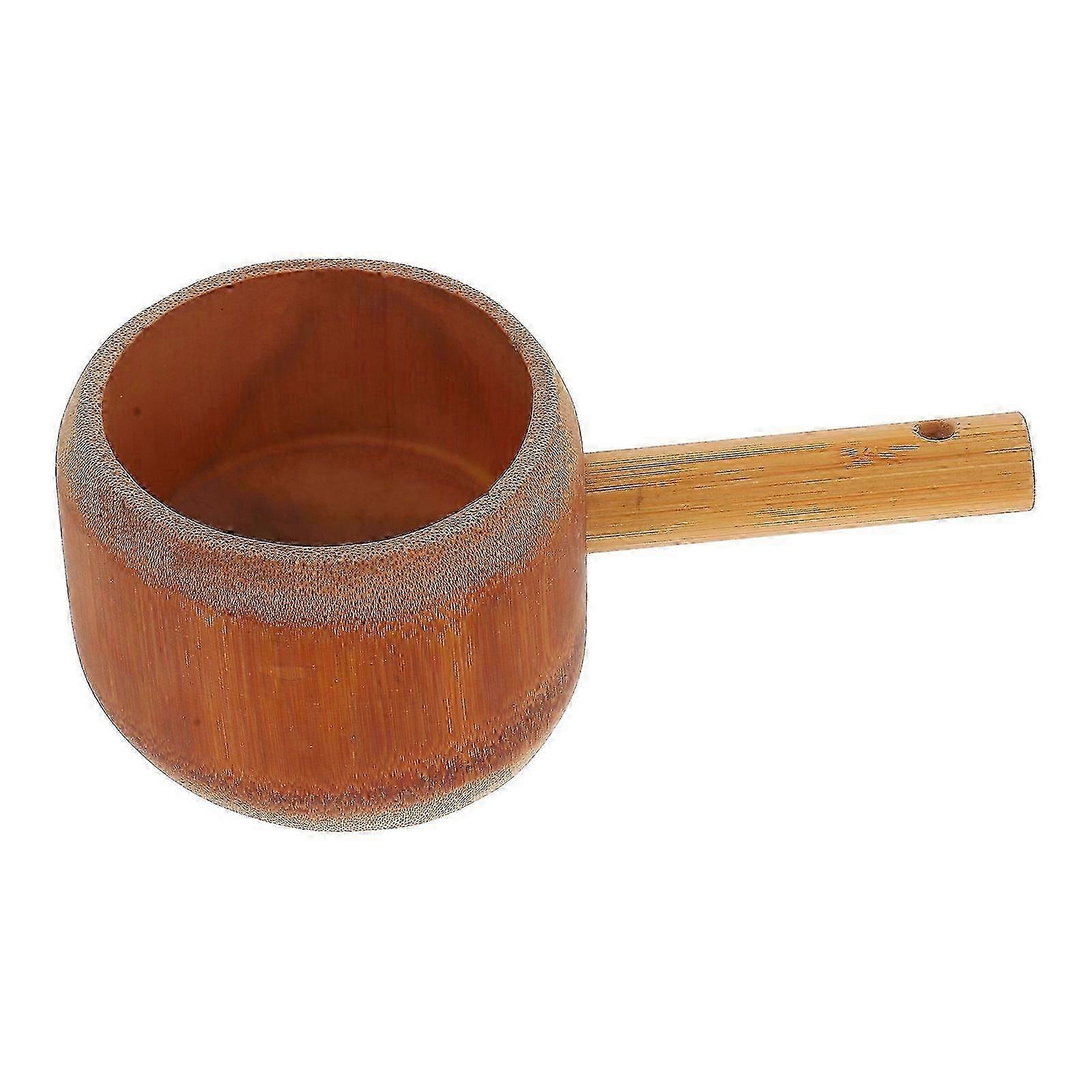 Wood Water Ladle,2Pcs,for Kitchen,Bath,Tea