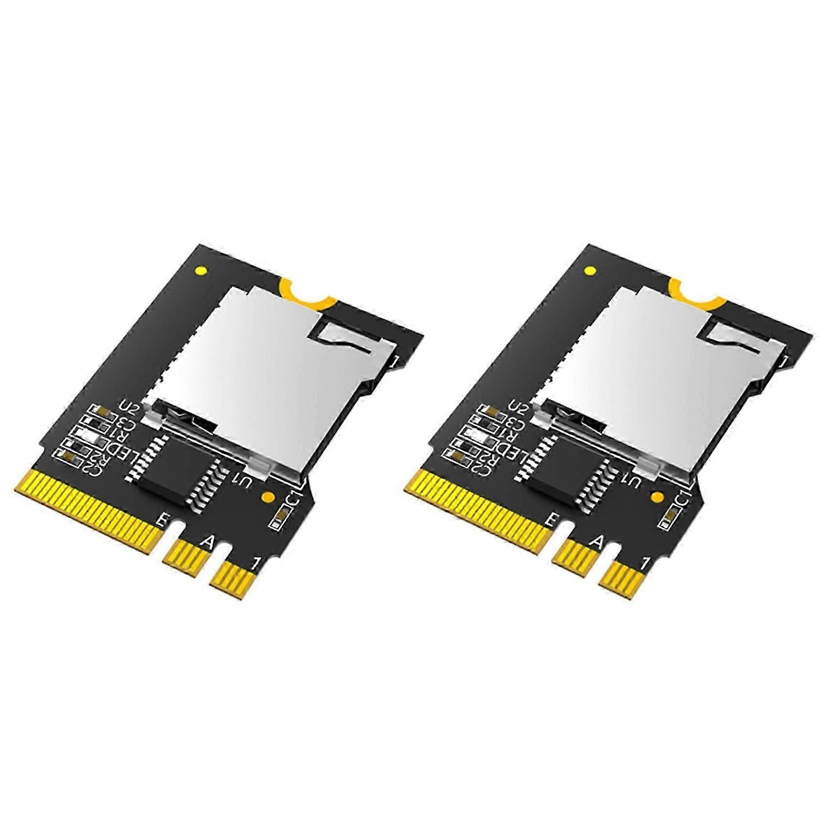 2X Version Micro-SD Card, TF SDHC SDXC to NGFF Key A-E Adapter AKA