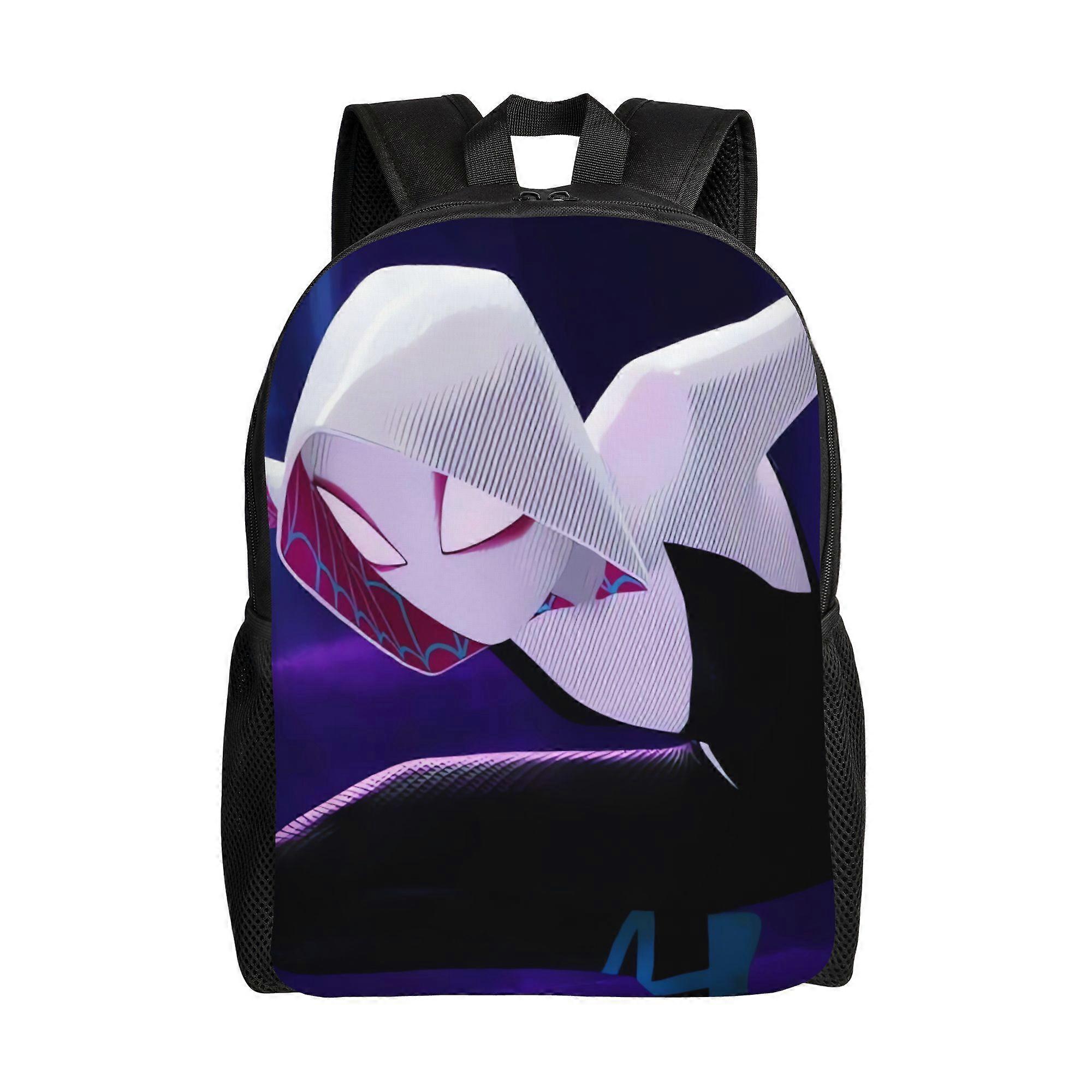 S-Spider-Gwen Single Layer Casual Backpack Featuring a Sleek Design, A Practical Everyday Bag That Complements Any Attir-hjklz