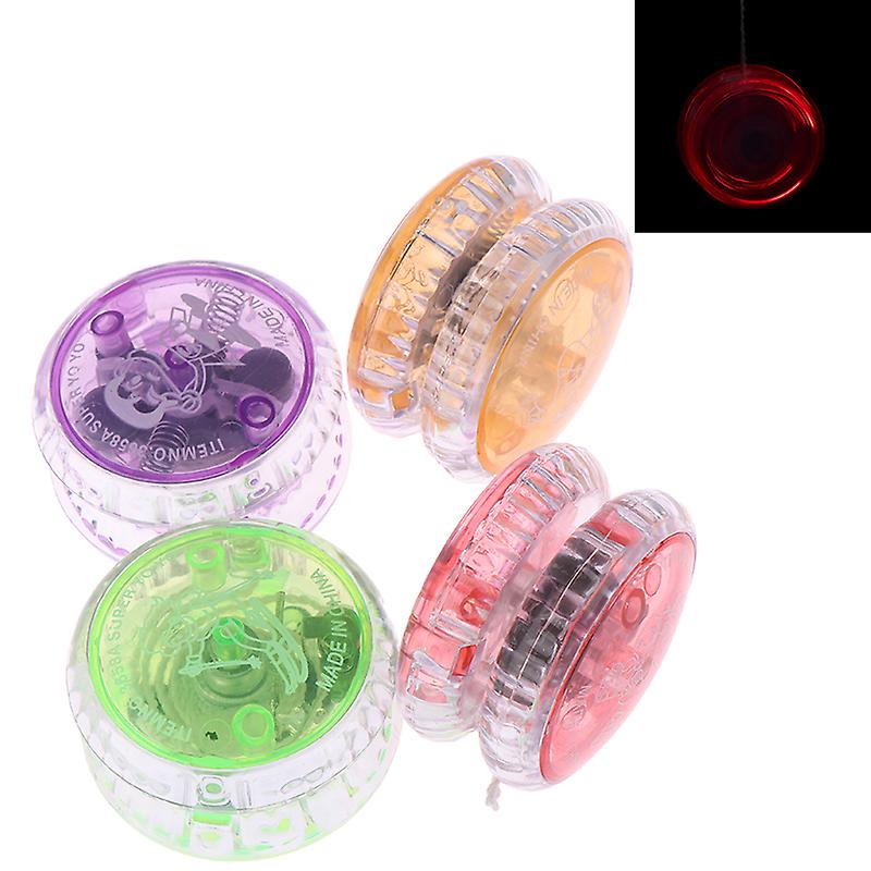 1pc Kids Plastic Led Luminous High Speed Yoyo Ball Colorful Flash Children Toy