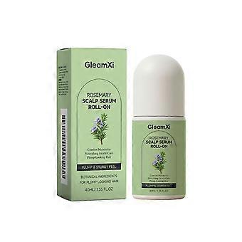 Roll-on serum met rozemarijn voor de hoofdhuid, botanische voedende olie voor vol en sterk haar, milde verzorgende formule, 40 ml