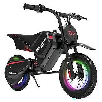 EVERCROSS TECH elektrische kindermotorfiets, zwart, EV05M, 150W, 2 versnellingen, 12-inch banden