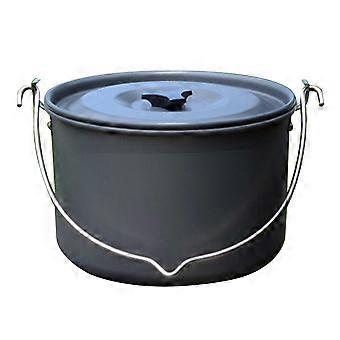 Camping Pot Aluminum Alloy Hanging Pot for Outdoor Cooking Picnic Use